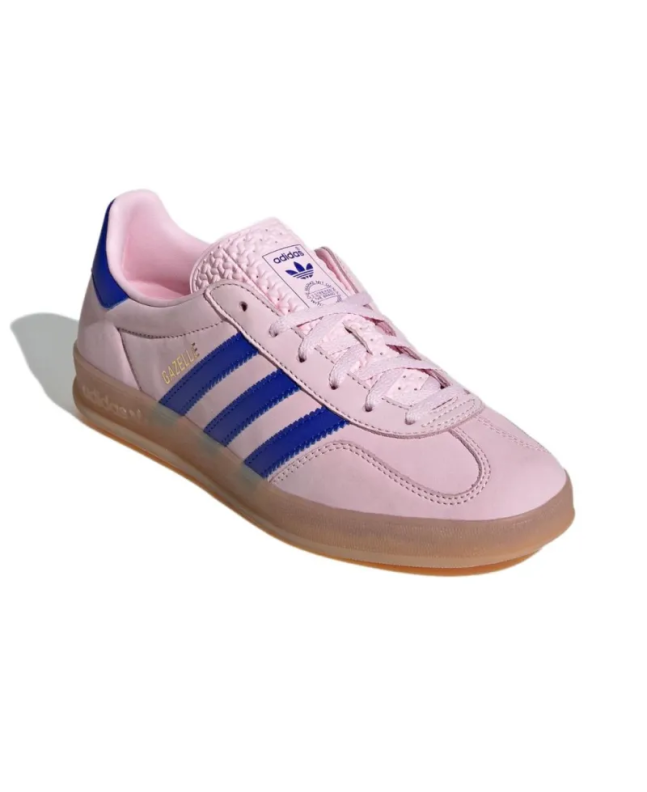 spezial madrid Adidas Gazelle Indoor Clear Pink Bright Blue & Gum Venta caliente