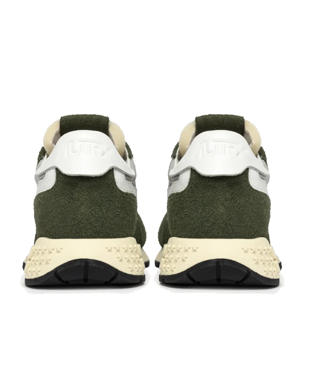 spezial madrid Autry Reelwind Low Nylon And Suede Sneakers White & Green Los más vendidos