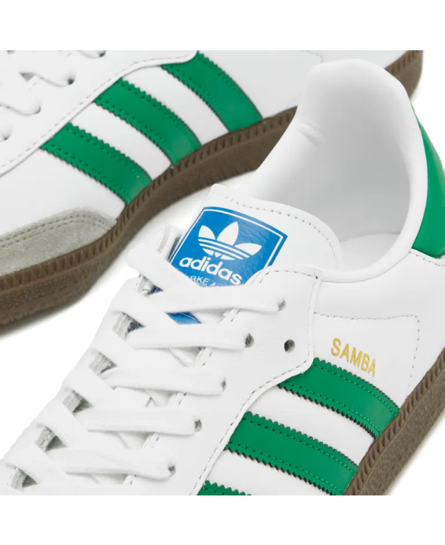 spezial madrid Adidas Samba OG White Green & Gum Descuento