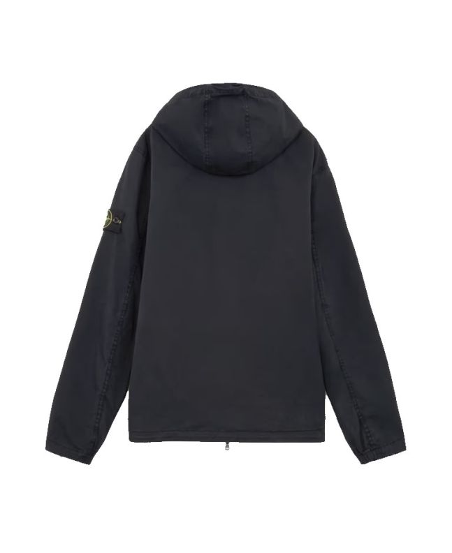 spezial madrid Stone Island 10110 Supima® Cotton Twill Stretch-TC Overshirt Navy Blue 2025