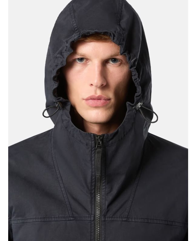 spezial madrid Stone Island 10110 Supima® Cotton Twill Stretch-TC Overshirt Navy Blue 2025