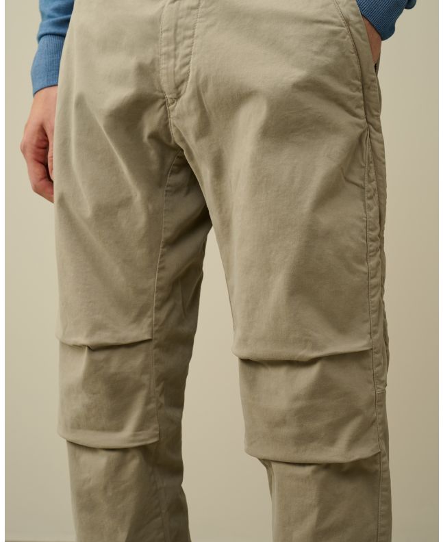 spezial madrid C.P. Company Stretch Sateen Ergonomic Pants Vintage Khaki Liquidación