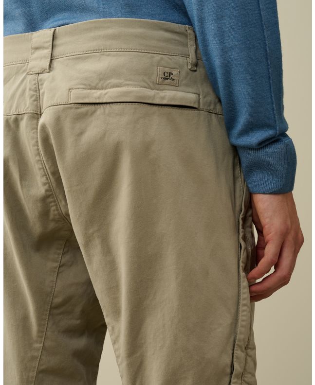 spezial madrid C.P. Company Stretch Sateen Ergonomic Pants Vintage Khaki Liquidación