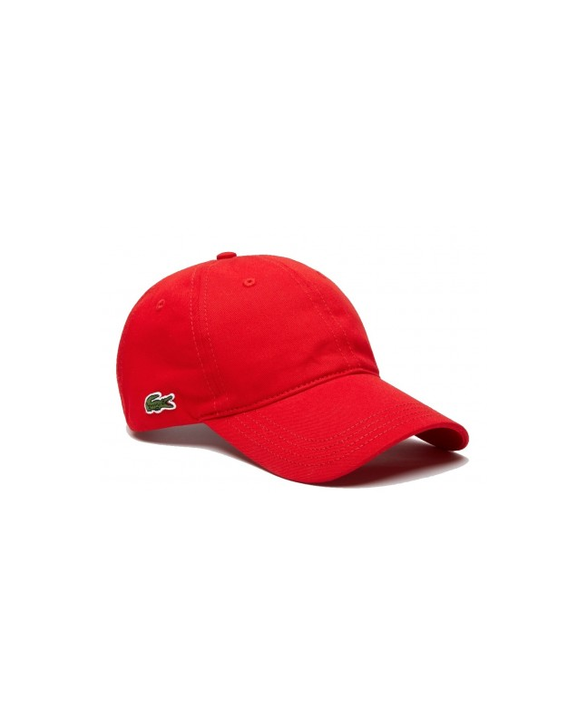 spezial madrid Lacoste Contrast Strap Cotton Cap Red COMPRAR AHORA