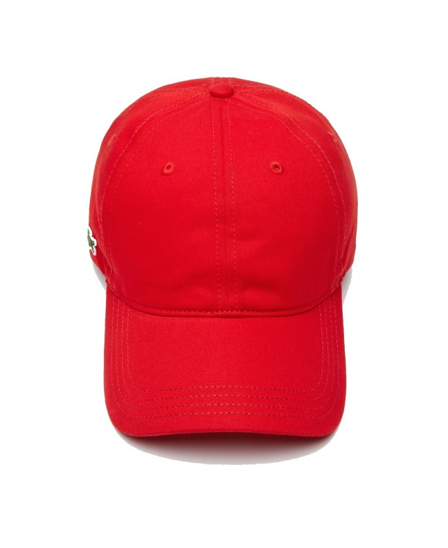 spezial madrid Lacoste Contrast Strap Cotton Cap Red COMPRAR AHORA