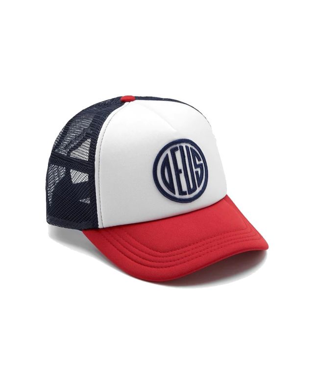 spezial madrid Deus ex Machina Pill Trucker Red & Navy