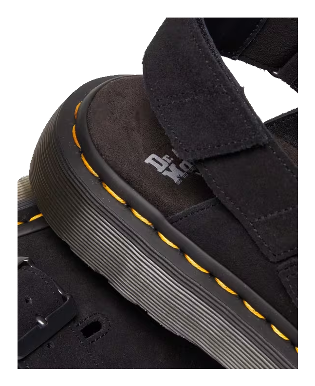 spezial madrid Dr. Martens Jorge II Suede Clogs Black Última moda