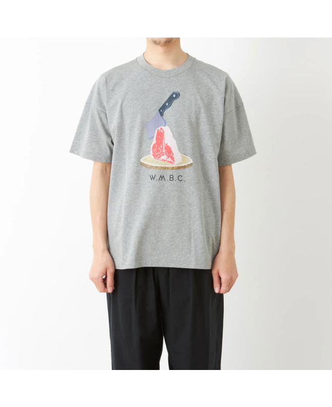 spezial madrid White Mountaineering Steak Tee Light Grey Rebajas de fábrica