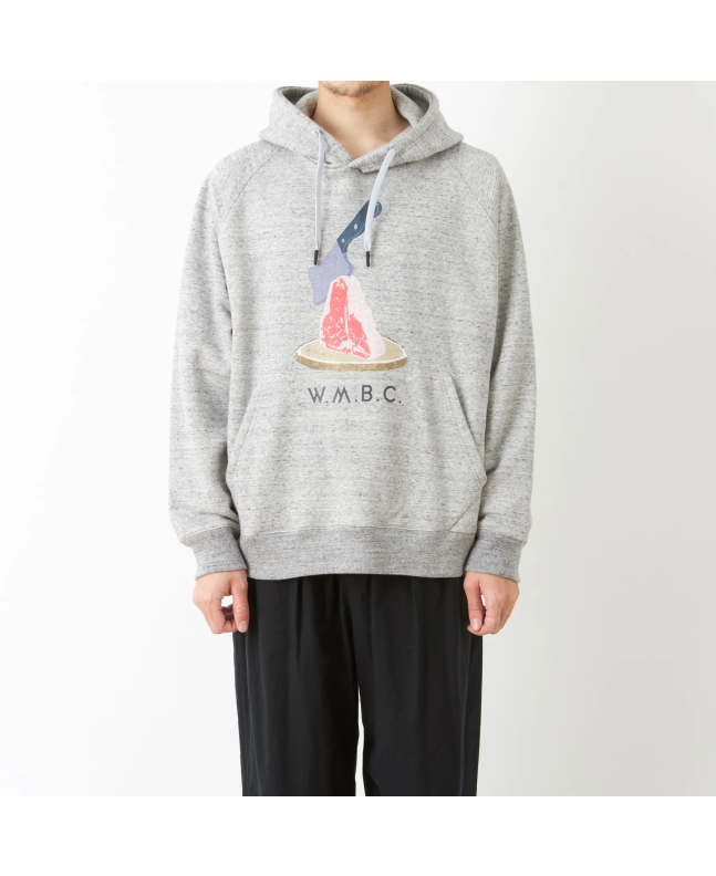 spezial madrid White Mountaineering Steak Hooded Sweatshirt Light Grey Ventas relámpago