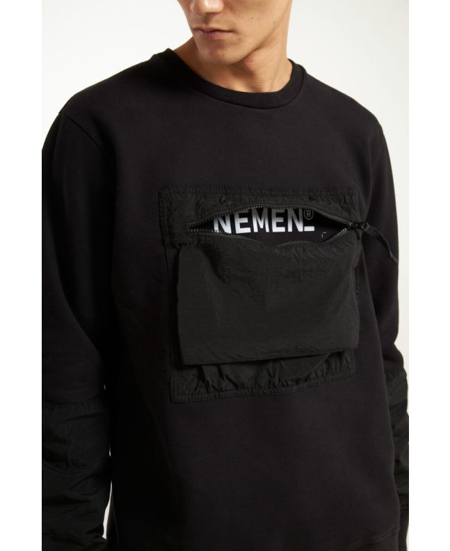 spezial madrid Nemen JYNX Chest Pocket Sweatshirt Ink Black Tienda