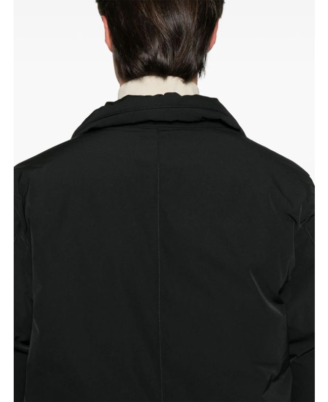 spezial madrid Stone Island 70726 Polyester Micro Twill Down Parka Black Promoción trimestral