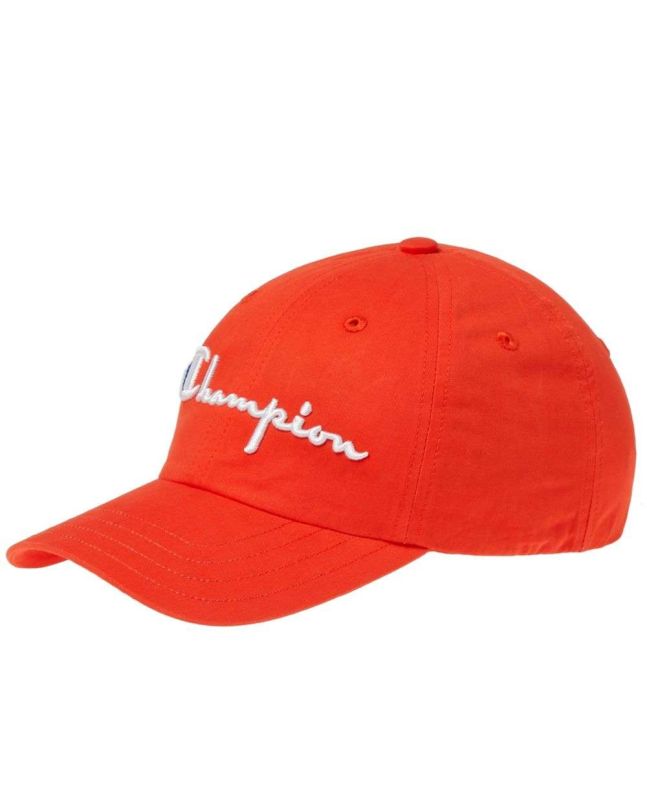 spezial madrid Champion Reverse Weave Script Logo Cap Red