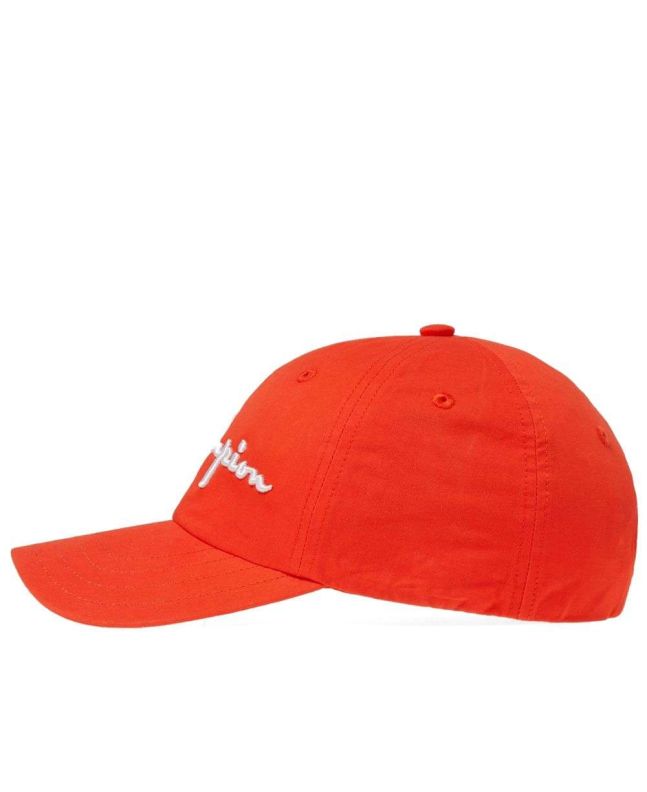 spezial madrid Champion Reverse Weave Script Logo Cap Red Rebajas de fin de temporada