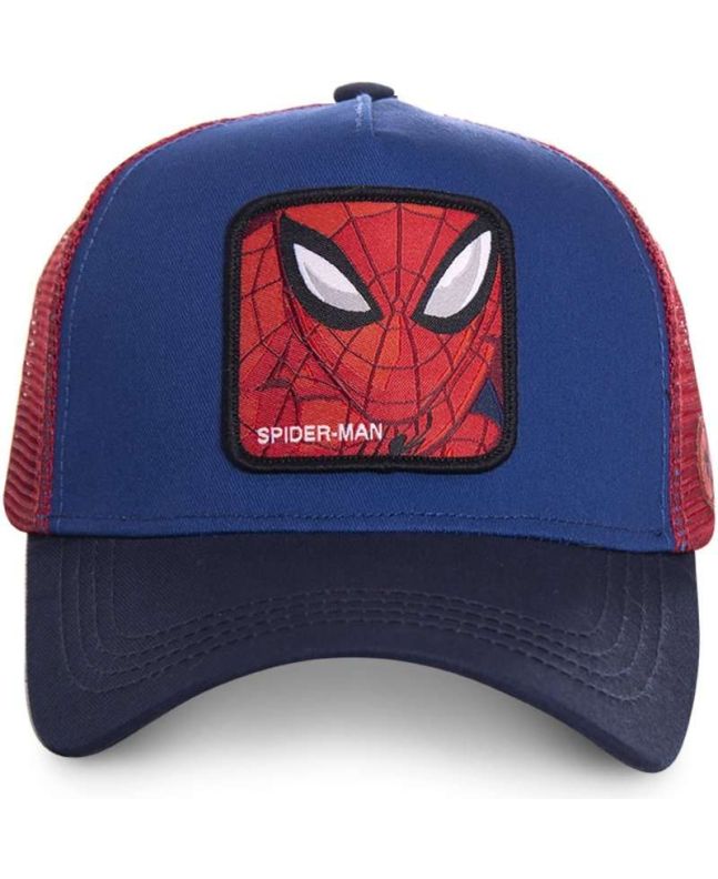 spezial madrid Capslab Trucker Cap Marvel Spider-Man Blue Navy & Red Precio ultrabajo