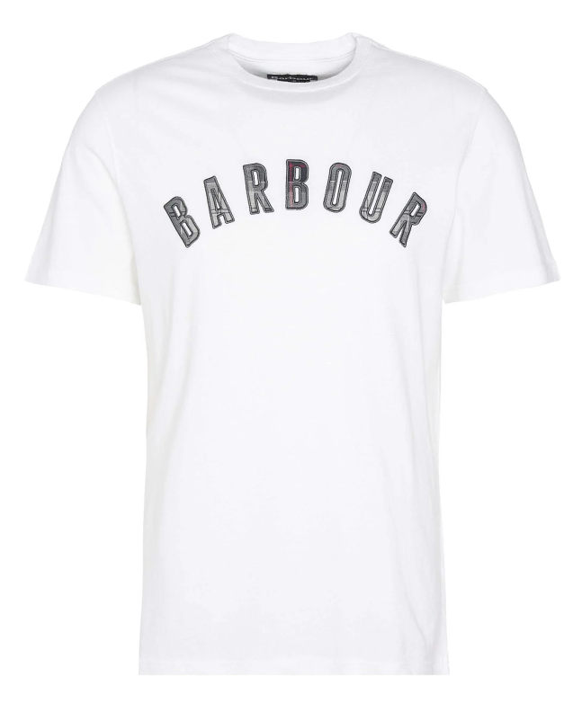 spezial madrid Barbour Ancroft Tartan Tee Classic White Outlet