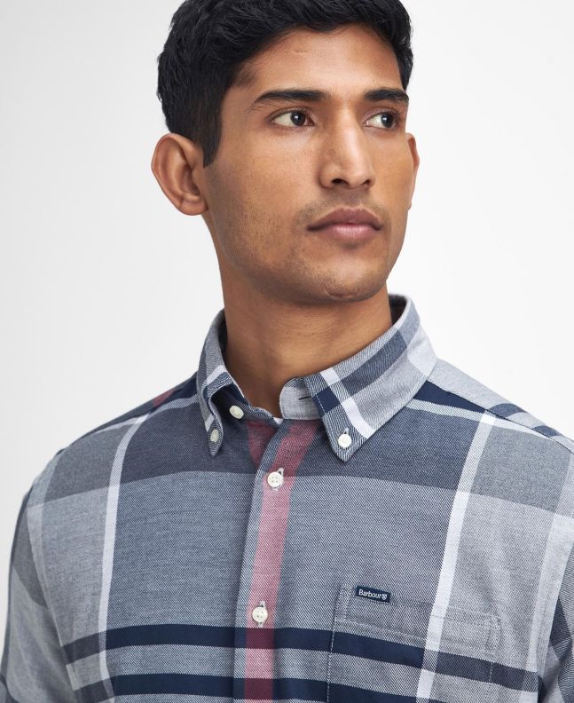 spezial madrid Barbour Dunoon Tailored Shirt Blue Granite Ofertas