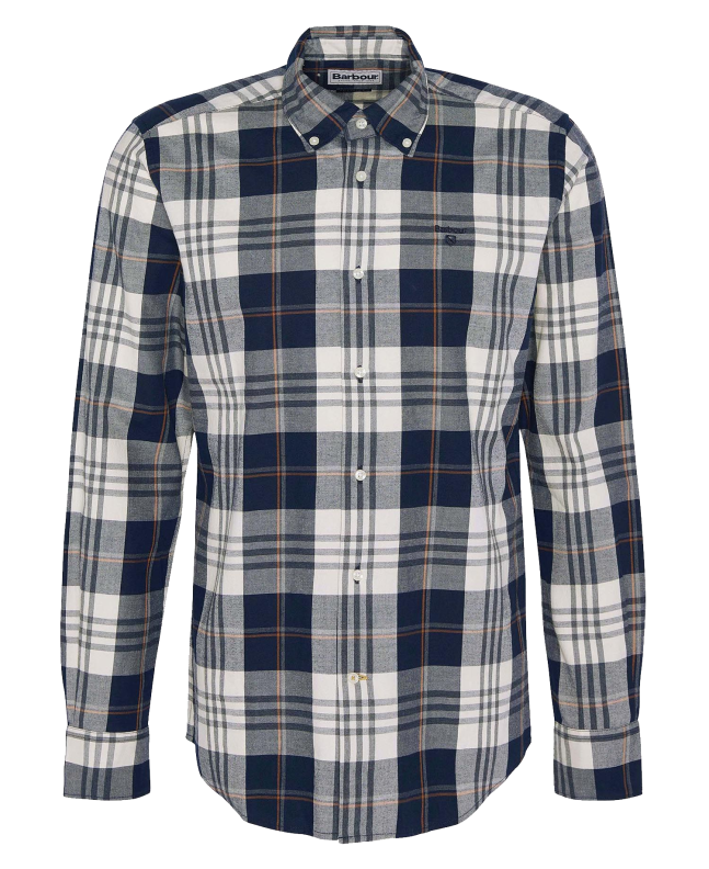 spezial madrid Barbour Edgar Tailored Shirt Classic Navy