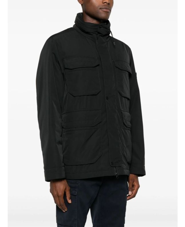 spezial madrid Stone Island 43626 Polyester Micro Twill Jacket Black Gran oferta