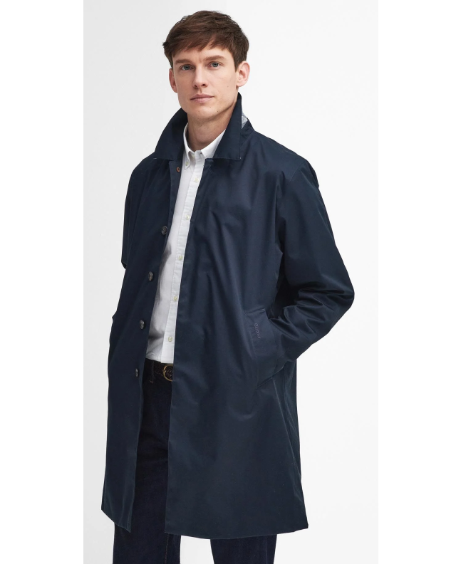 spezial madrid Barbour Lorden Waterproof Jacket Navy & Blue Granite Tartan Los más vendidos