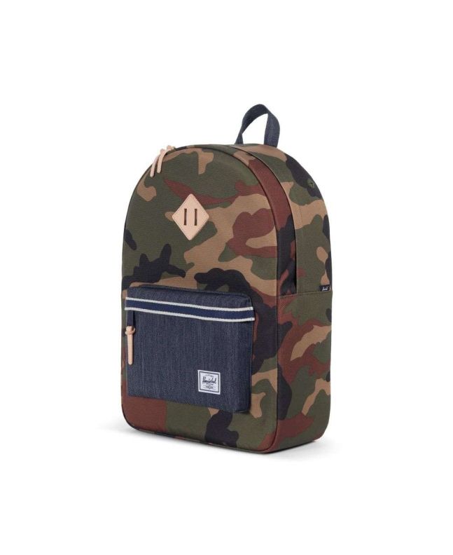 spezial madrid Herschel Heritage Backpack Woodland Camo & Dark Denim COMPRAR AHORA