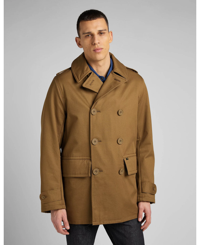 spezial madrid Lee 101 Reefer Jacket Dark Tan Devoluciones gratuitas