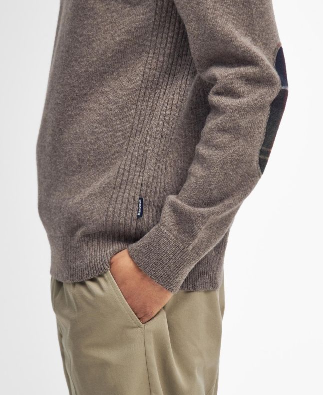 spezial madrid Barbour Holden Crew Neck Jumper Military Marl Mejor oferta