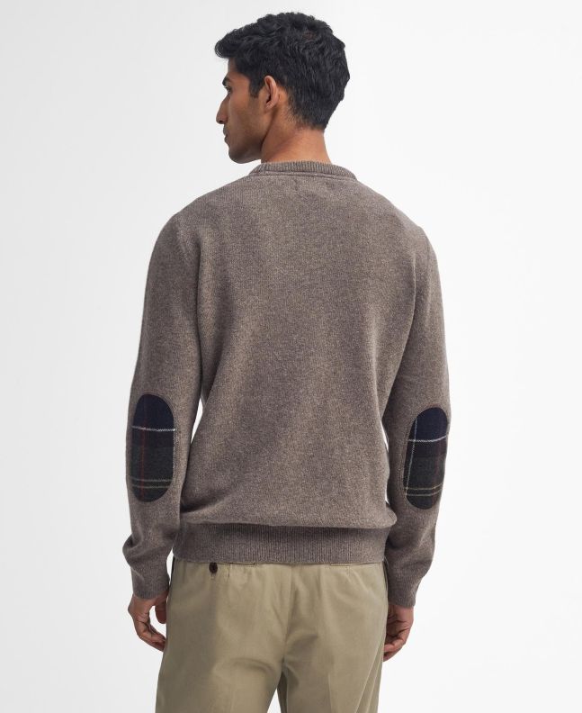 spezial madrid Barbour Holden Crew Neck Jumper Military Marl Mejor oferta