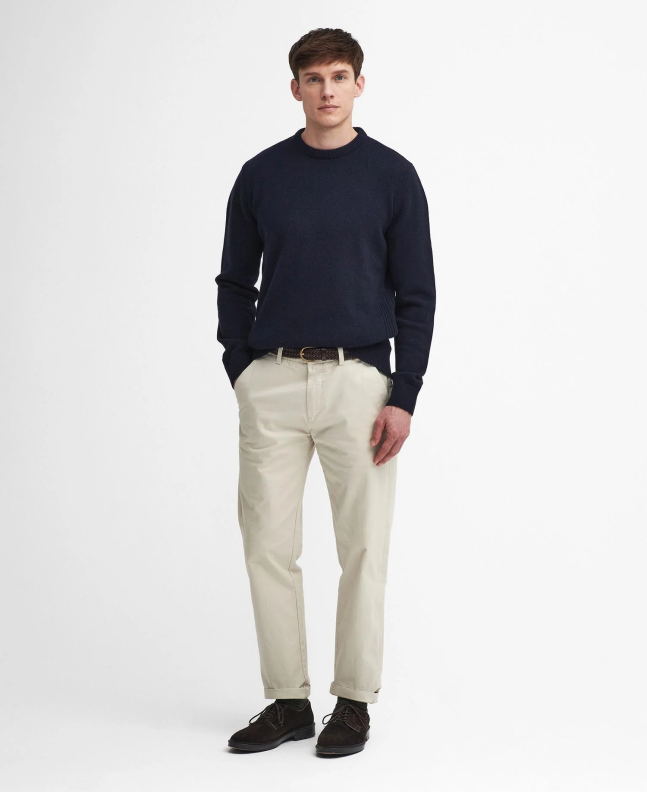 spezial madrid Barbour Holden Crew Neck Jumper Classic Navy Rebajas online