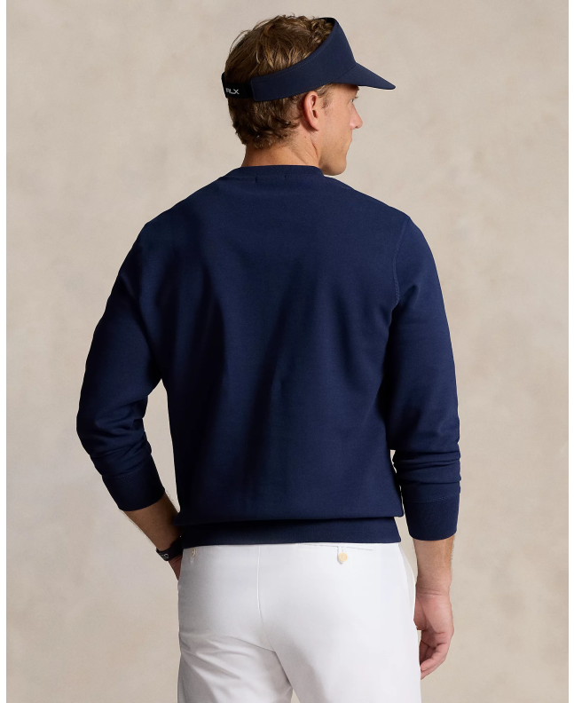 spezial madrid Polo Ralph Lauren Double Knit Sweatshirt RLX Refined Navy Envío gratis