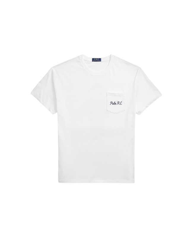 spezial madrid Polo Ralph Lauren Varsity Pocket Bear Tee White Últimos 3 días