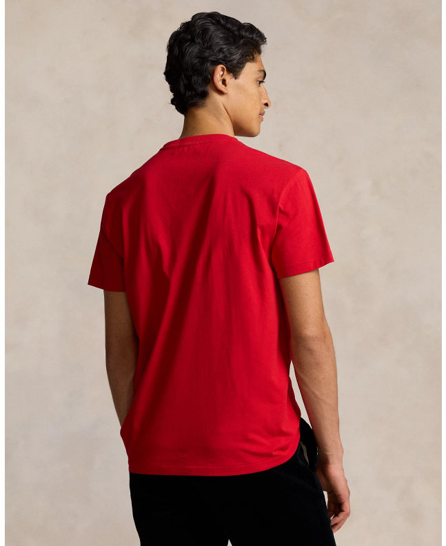 spezial madrid Polo Ralph Lauren Classic Fit Polo Bear Jersey Tee Red COMPRAR AHORA