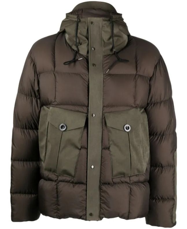 spezial madrid Ten-C Tempest Combo Down Jacket Dark Green Últimos 2 días