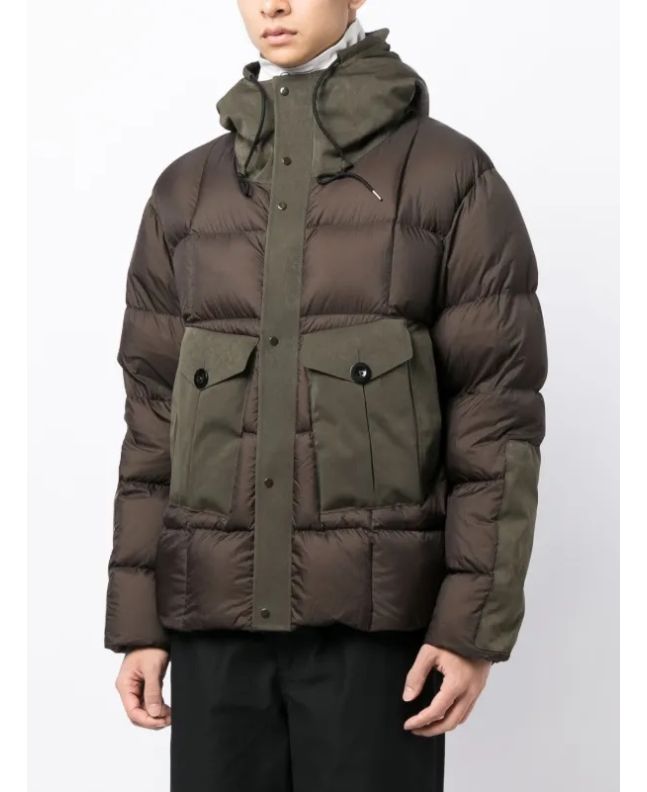 spezial madrid Ten-C Tempest Combo Down Jacket Dark Green Últimos 2 días