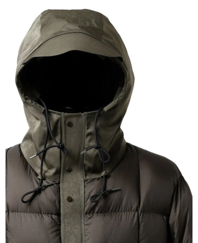 spezial madrid Ten-C Tempest Combo Down Jacket Dark Green Últimos 2 días