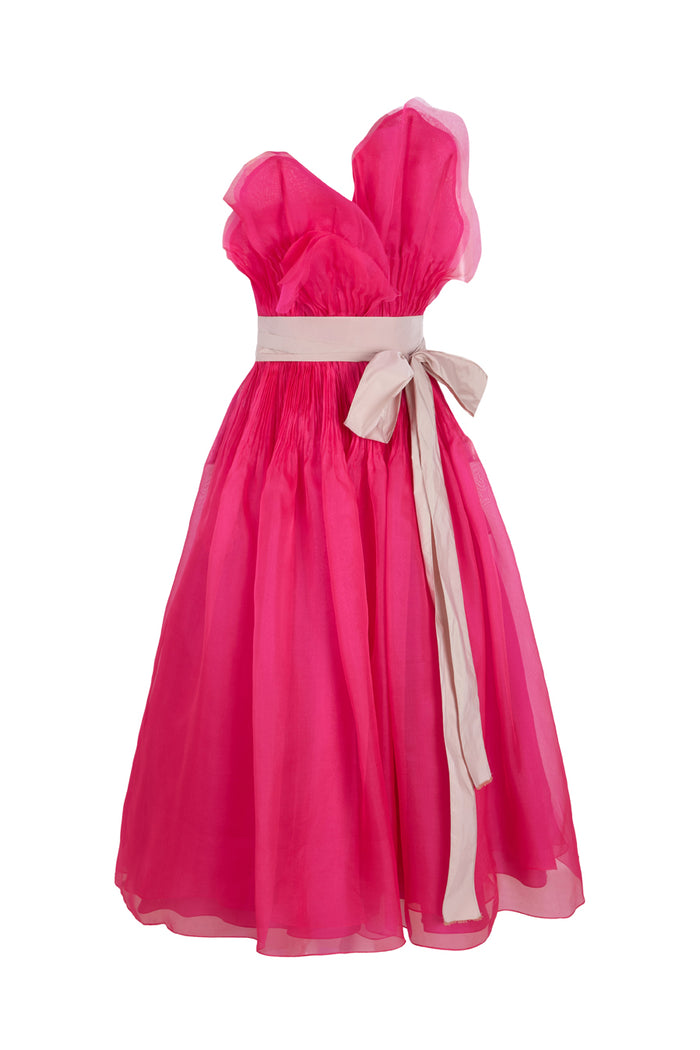 the 2nd skin co. Vestido midi con volante Envío gratis