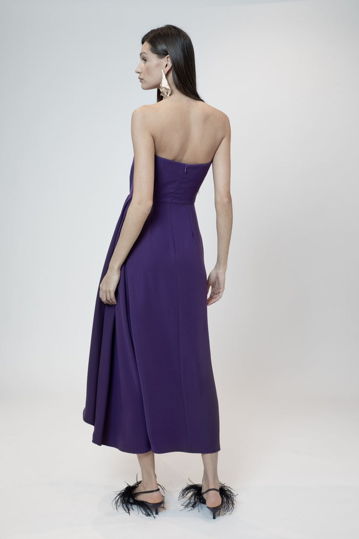 the 2nd skin co. Vestido strapless drapeado Oferta especial