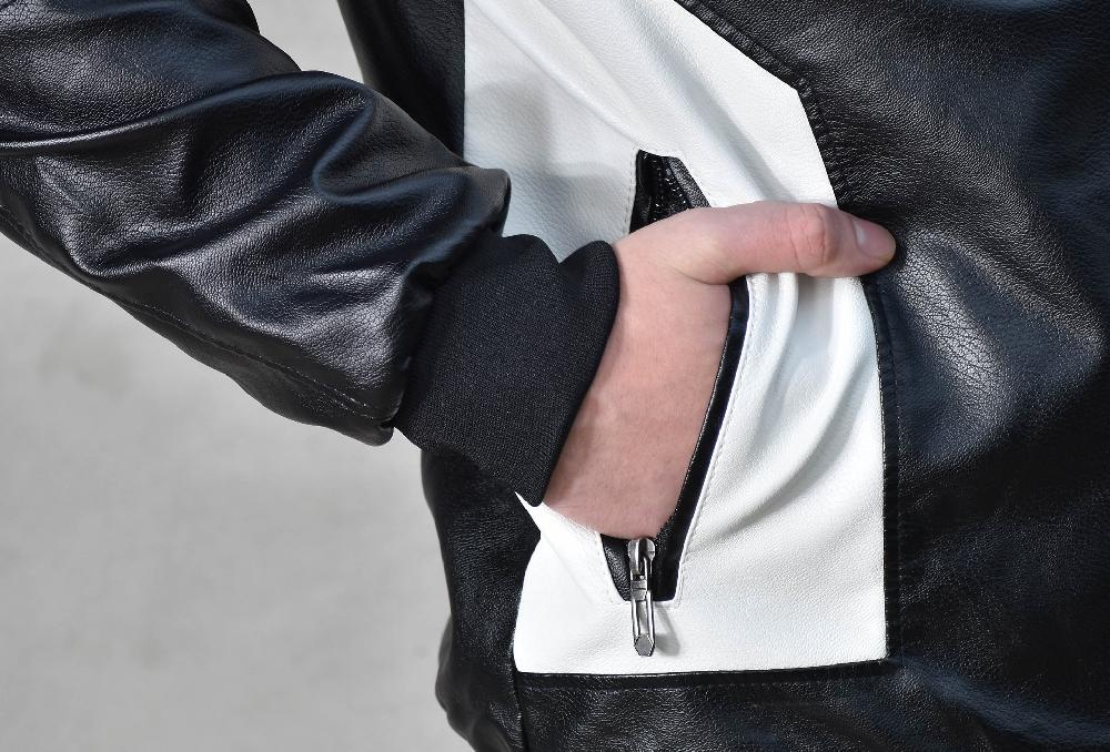 The New Black CHAQUETA DE CUERO B&N En línea