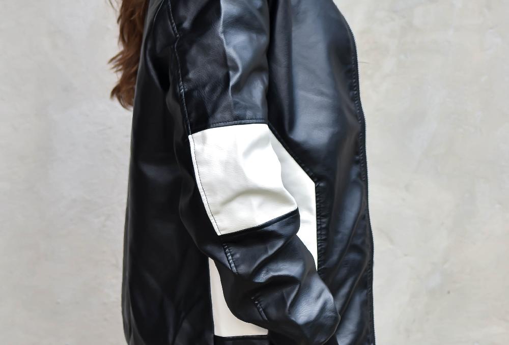 The New Black CHAQUETA DE CUERO B&N En línea