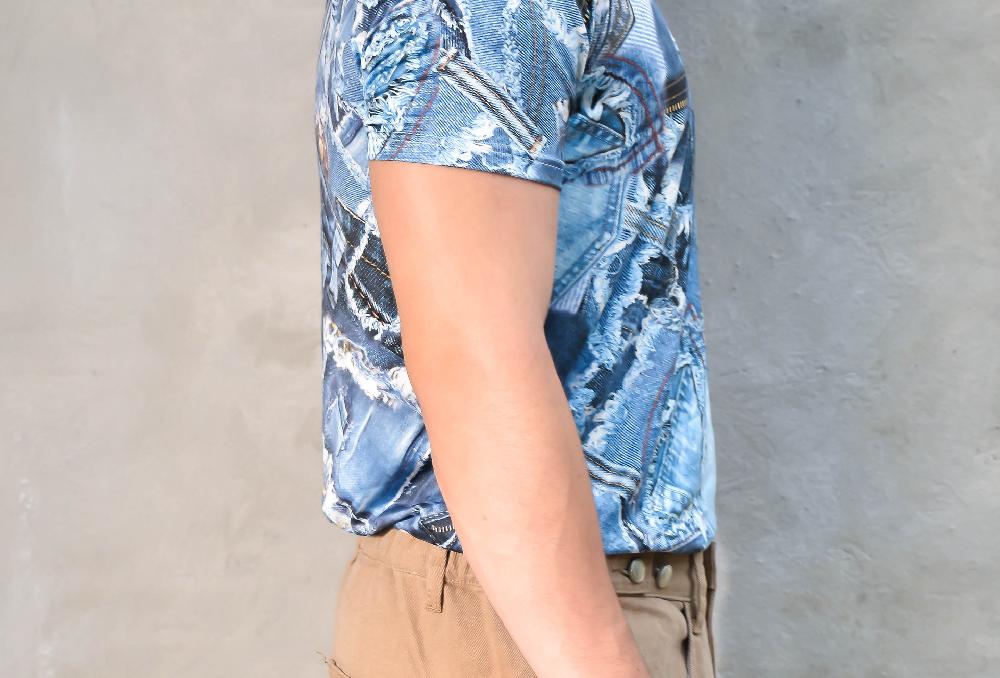 The New Black SLIM FIT PRINT DENIM Mejor oferta