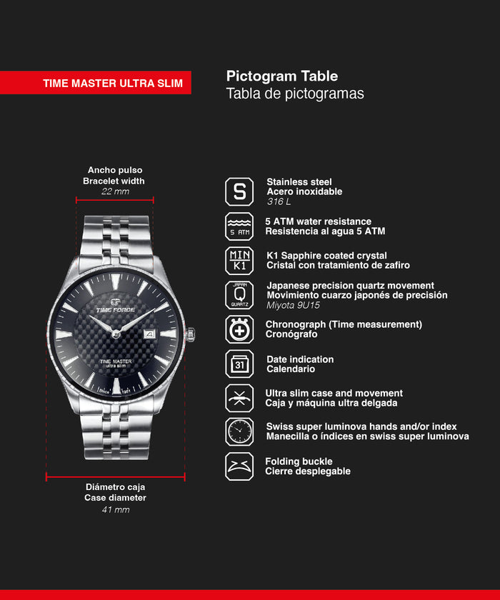 time force Time Master Ultra Slim Solo hoy