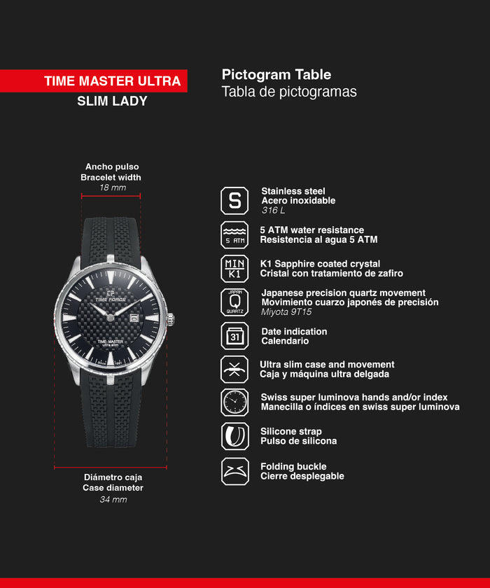 time force Time Master Ultra Slim Lady Limitado a 3 días