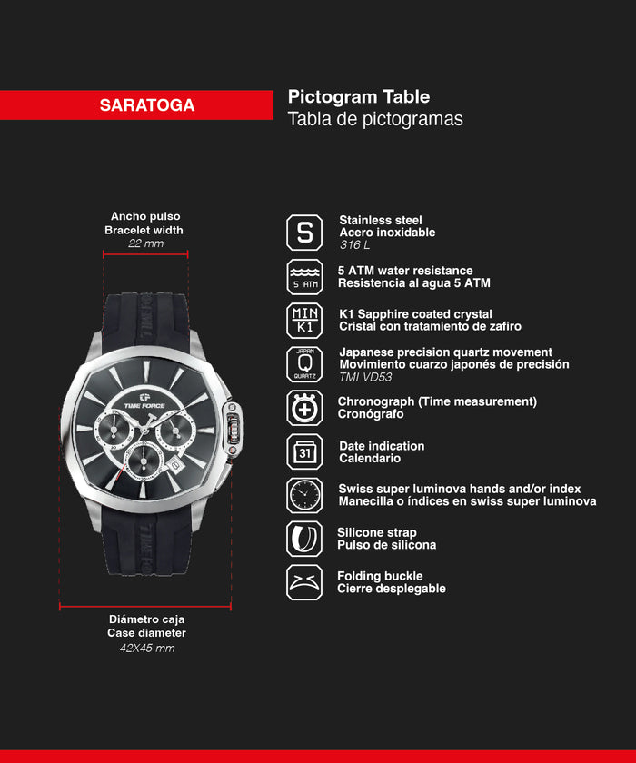 time force Saratoga Precio de fábrica