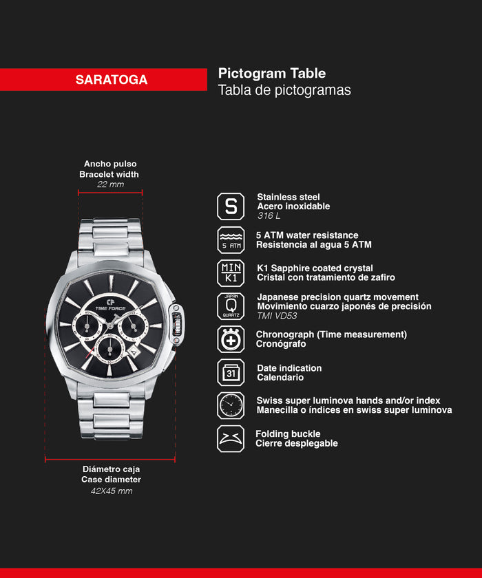 time force Saratoga Promoción trimestral