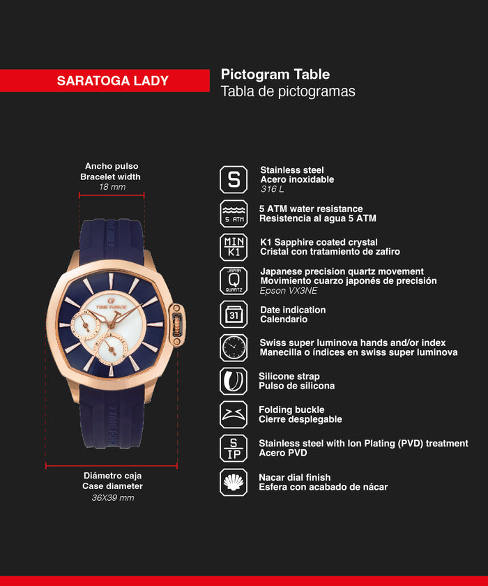 time force Saratoga Lady Grandes descuentos