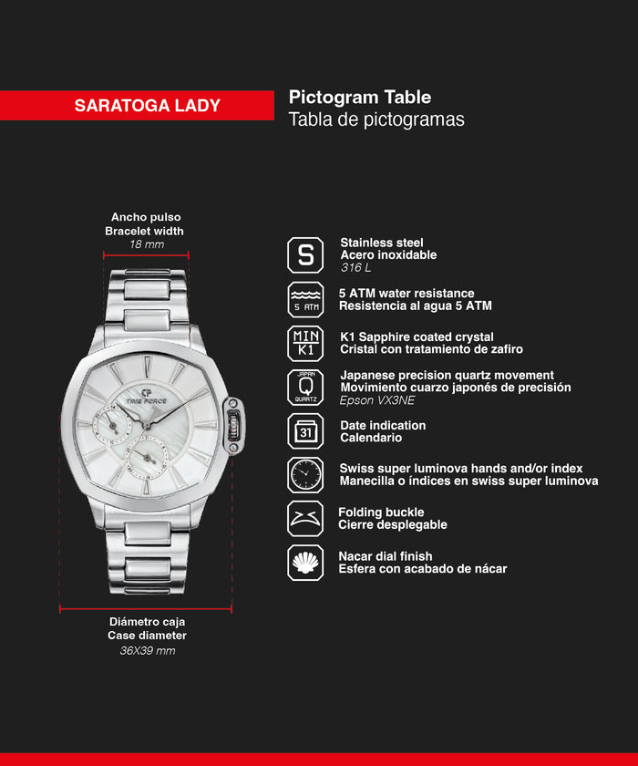 time force Saratoga Lady Liquidación