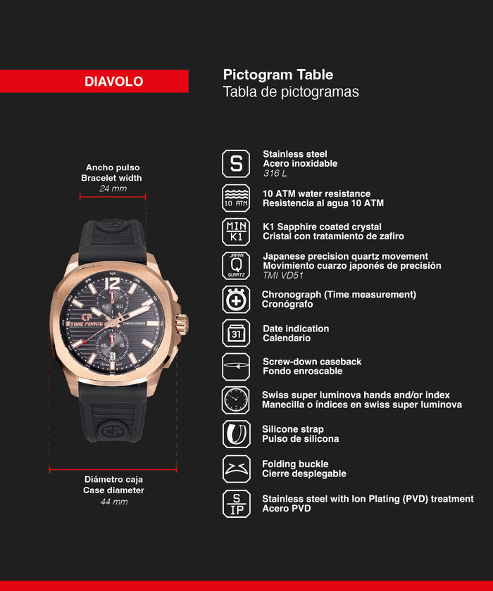 time force Diavolo Grandes ahorros