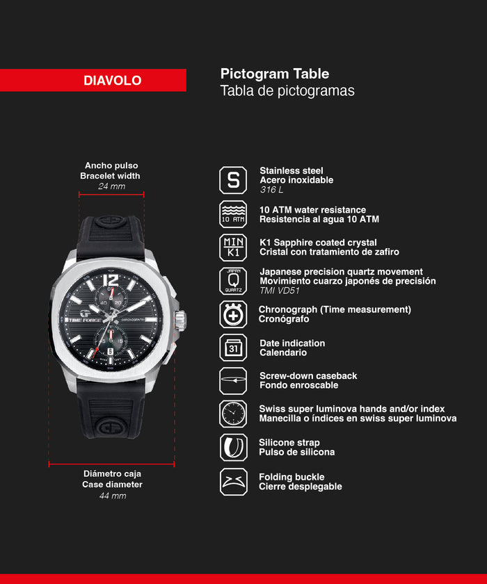 time force Diavolo Precio ultrabajo