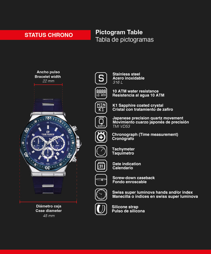time force Status Chrono Tienda