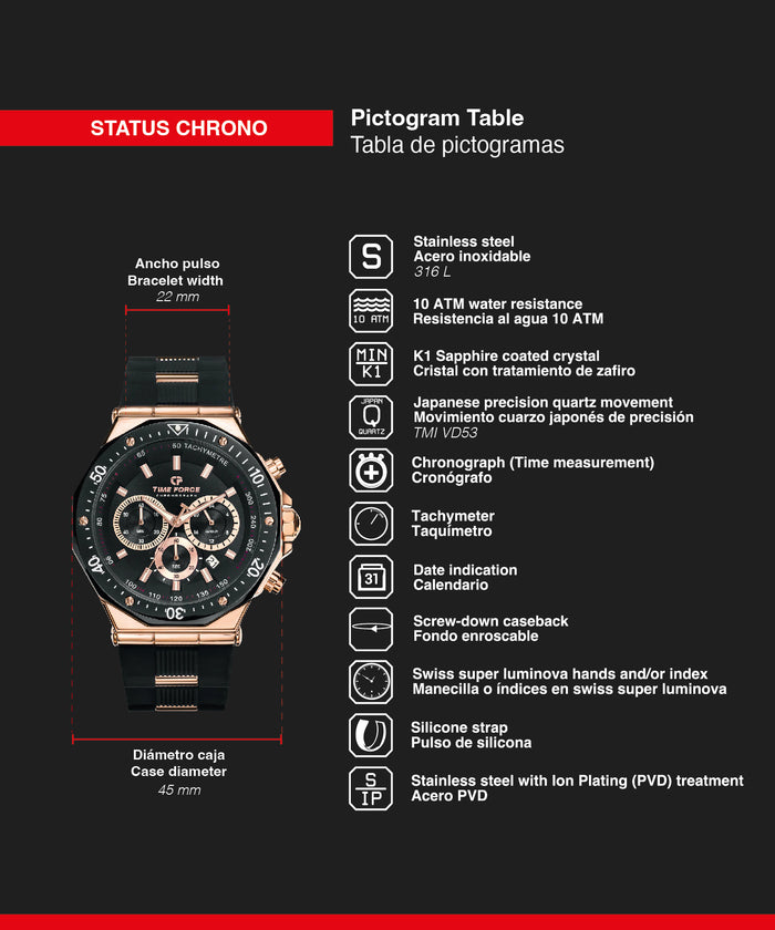 time force Status Chrono Rebajas online