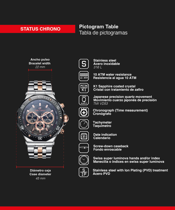 time force Status Chrono Envío gratis